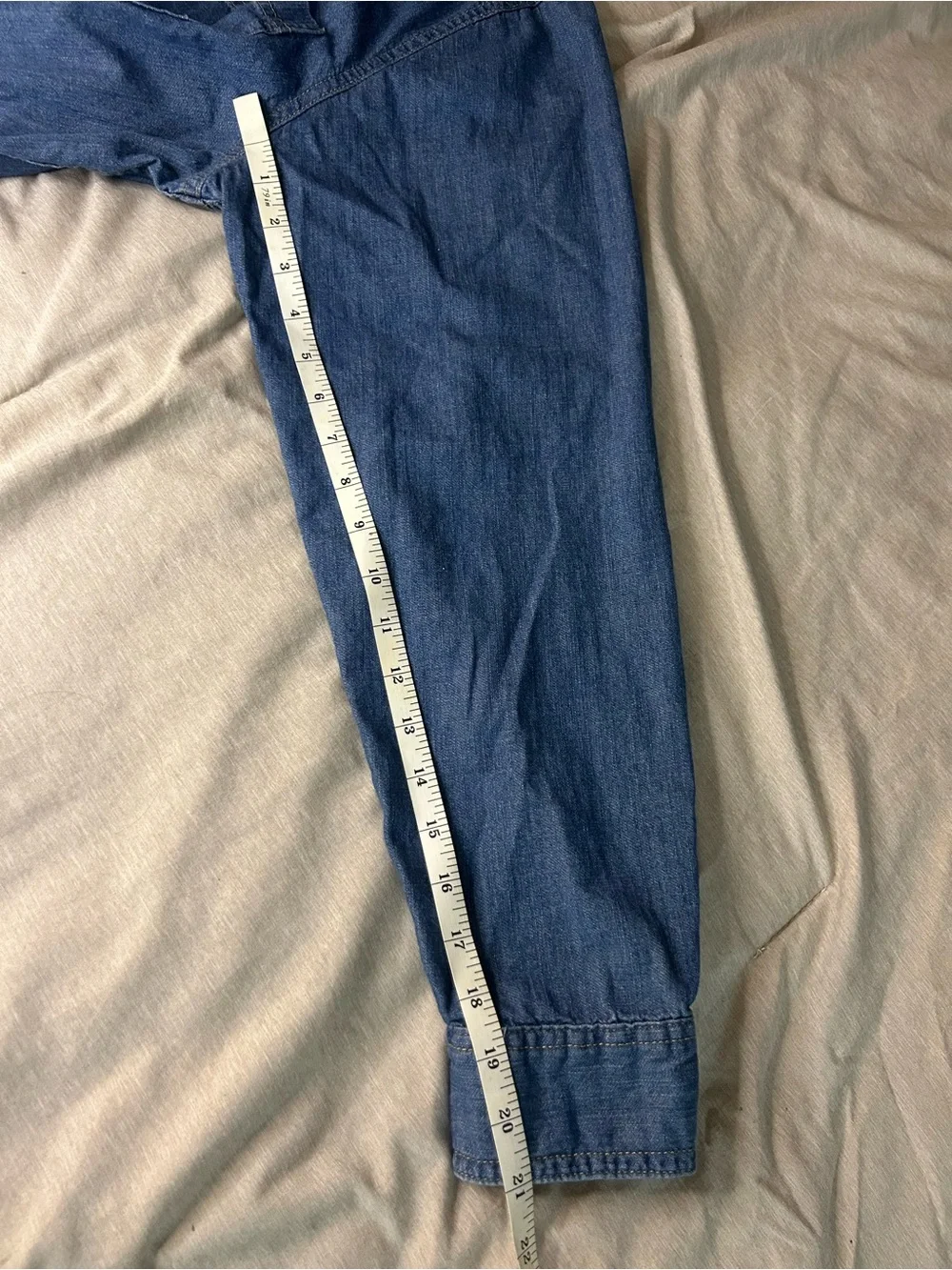 Levi's Men’s XL Blue Denim Workshirt